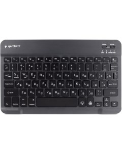 Клавиатура беспроводная KBW 4 78кл Bluetooth ножничный тип клавиш ультра тонкая Gembird