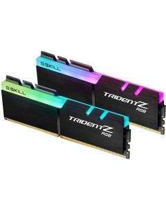 Модуль памяти DDR4 32GB 2 16GB F4 3200C16D 32GTZR Trident Z RGB PC4 25600 3200MHz CL16 XMP Радиатор  G.skill