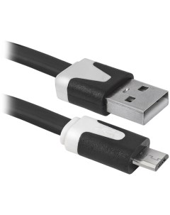 Кабель USB USB08 03P 87475 AM MicroBM 1 0м Defender