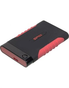 Внешний диск HDD 2 5 SP020TBPHDA15S3L 2TB Armor A15 USB 3 1 черный красный Silicon power
