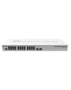 Коммутатор CRS326 24G 2S RM Cloud Router Switch оснащенный 24 гигабитными портами Ethernet и 2 мя по Mikrotik