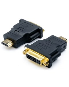 Переходник AT9155 HDMI m DVI f 24 pin черный Atcom