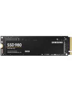 Накопитель SSD M 2 2280 MZ V8V500BW 980 500GB PCIe Gen 3 0 x4 NVMe 1 3c V NAND 3 bit MLC 3100 2600MB Samsung