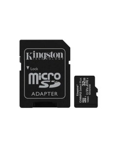 Карта памяти MicroSDHC 32GB SDCS2 32GB Class 10 UHS I SD adapter Kingston