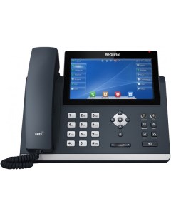 Телефон SIP SIP T48U цветной сенсорный экран 16 аккаунтов BLF PoE GigE без БП Yealink