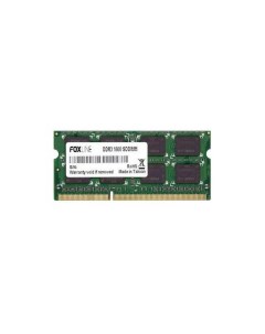 Модуль памяти SODIMM DDR3L 4GB FL1600D3S11SL 4G PC3 12800 1600MHz CL11 1 35V Foxline
