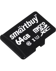 Карта памяти 64GB SB64GBSDCL10 00 MicroSDXC Сlass 10 UHS I без адаптера Smartbuy