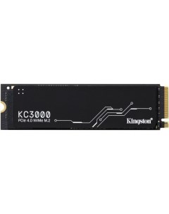 Накопитель SSD M 2 2280 SKC3000D 4096G KC3000 4TB PCI E 4 0 x4 NVMe 3D TLC 7000 7000MB s IOPS 1000K  Kingston