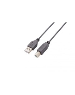 Кабель интерфейсный USB 2 0 FL C U2 AM BM 1 8M 1 8 м серый разъемы USB A male USB B male пакет Filum