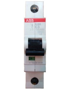 Автоматический выключатель 2CDS251001R0034 S201 1P 3А C 6кA Abb