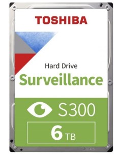 Жесткий диск 6TB SATA 6Gb s HDWT860UZSVA Surveillance S300 3 5 5400rpm 256MB Toshiba (kioxia)