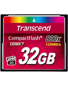 Карта памяти CompactFlash 32GB TS32GCF800 800x Transcend