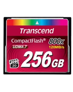 Карта памяти CompactFlash 256MB TS256GCF800 800x Transcend