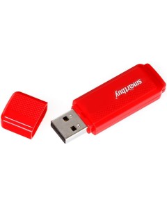 Накопитель USB 2 0 16GB SB16GBDK R SB16GBDK R Dock красный Smartbuy