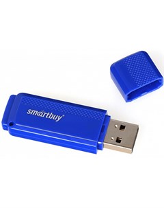 Накопитель USB 2 0 16GB SB16GBDK B SB16GBDK B Dock синий Smartbuy