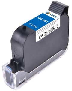Картридж струйный GB 001C голубой для принтеров GG HH1001B 42 ml G&g