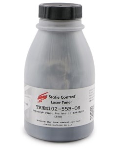 Тонер TRHM102 55B OS черный флакон 55гр для HP LJ M104 M132 Static control