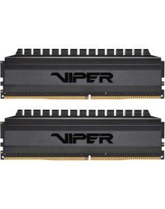 Модуль памяти DDR4 16GB 2 8GB PVB416G320C6K Viper 4 Blackout PC4 25600 3200Mhz CL16 радиатор 1 35V r Patriot memory