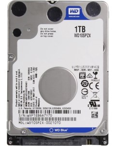 Жесткий диск 1TB SATA 6Gb s WD10SPZX 2 5 WD Blue 5400rpm 128MB Bulk Western digital