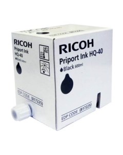 Чернила для дупликатора PRIPORT BLACK INK HQ40 817225 для Priport JP4500 DX4542 4545 DD 4450 1 короб Ricoh