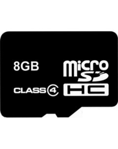 Карта памяти 8GB SB8GBSDCL4 00 SB8GBSDCL4 00 micro SDHC class 4 без адаптеров Smartbuy