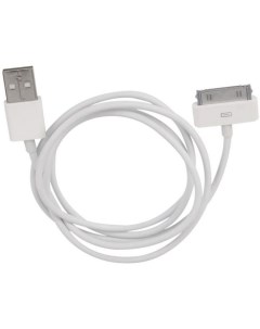 Кабель интерфейсный USB 2 0 AM Apple CC USB AP1MW для iPhone iPod iPad 1м белый пакет Gembird
