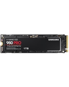 Накопитель SSD M 2 2280 MZ V8P1T0BW 980 PRO 1TB PCIe Gen 4 0 x4 NVMe V NAND 3 bit MLC 7000 5000MB s  Samsung