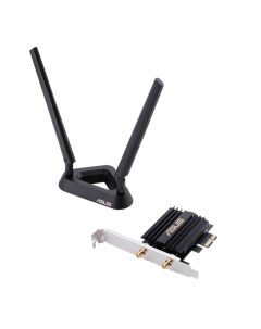 Сетевой адаптер PCE AX58BT WI FI 802 11ax 2402 574Mbpsб PCI E Adapter 2 антенны Asus