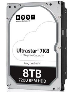 Жесткий диск 8TB SATA 6Gb s HUS728T8TALE6L4 WD HGST Ultrastar DC HC320 3 5 256MB 7200 RPM 512E SE 0B Western digital