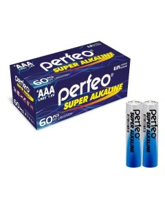 Батарейка алкалиновая щелочная Perfeo LR03 AAA Super Alkaline 60 pcs LR03 AAA Super Alkaline 60 pcs