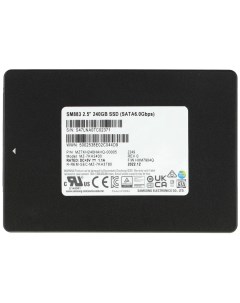SSD накопитель SM883 2 5 SATA III 240GB MZ7KH240HAHQ 00005 Samsung