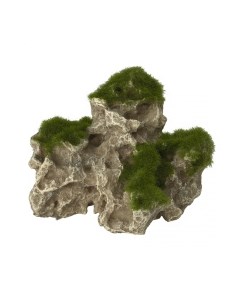 Декор для аквариума Камень со мхом Moss Rock 3 25x17x9см Бельгия Aqua della