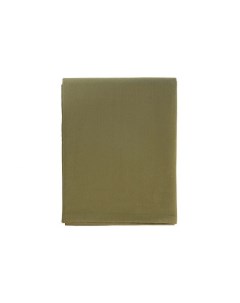 Скатерть из хлопка оливкового цвета Essential Зеленый 170 Tkano