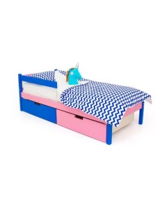 Детская кровать Svogen classic синий лаванда Розовый Бельмарко