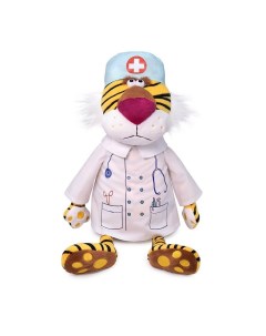 Тигр игрушечный мягкий Basik Ko Фердинанд в костюме доктора Ts32 001 Budi basa