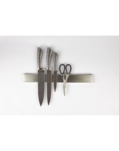 Магнитный держатель для ножей и инструментов 40см серый Boverri