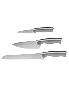 Набор ножей ANDLIG Эндлиг 3 штуки светло серый белый 604 400 39 Ikea
