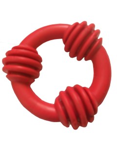 Жевательная игрушка для собак Орбита красный 8 см Данко