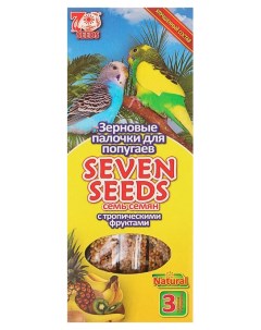 Зерновые палочки для попугаев с тропическими фруктами 90 г 3 шт Seven seeds