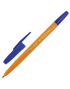 Ручка шариковая SBP013о тип Corvina Orange 50шт 0 5мм синий 50шт Brauberg