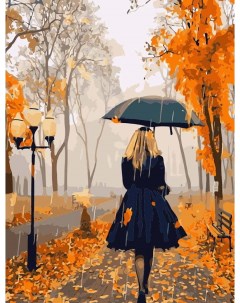 Картина по номерам Дождливая осень Роспись по холсту 40х50 см BFB1906 с 8 лет Supertoys