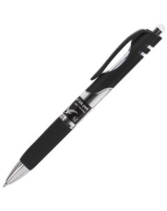 Ручка гелевая автоматическая Black Jack 0 5мм черный корпус трехгранный 12шт Brauberg