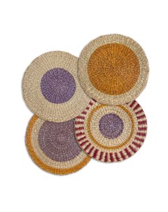 Комплект из четырех плетеных подложек Laredoute