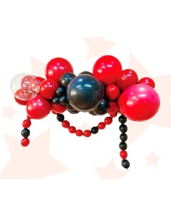 Набор для создания композиций из воздушных шаров набор 52 шт черный бордо Nobrand