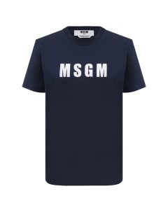 Хлопковая футболка Msgm