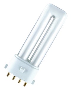 Лампа люминесцентная 4050300020181 компакт DULUX S E 11W 840 2G7 OSRAM Ledvance