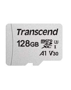 Карта памяти 128GB TS128GUSD300S microSDXC Class 10 U3 V30 A1 300S без адаптера Transcend