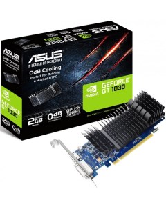 Видеокарта PCI E GeForce GT 1030 GT1030 SL 2G BRK 2GB Silent Low Profile GDDR5 64bit 14nm 1228 6008M Asus