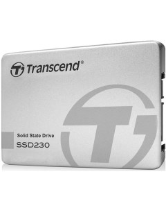 Накопитель SSD 2 5 TS1TSSD230S SSD230S 1TB TLC 3D SATA III 560 520MB s IOPS 85K 89K MTBF 1M Aluminum Transcend