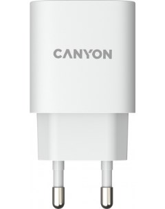 Зарядное устройство CNE CHA20W04 USB USB C 3 А белый Canyon